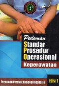 Pedoman Standar Prosedur Operasional Keperawatan